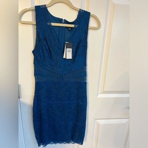 NWT Guess cocktail dress Tuulum Blue
